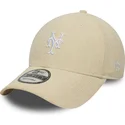 beige-gebogene-verstellbare-9forty-soft-cord-kappe-der-new-york-mets-mlb-von-new-era