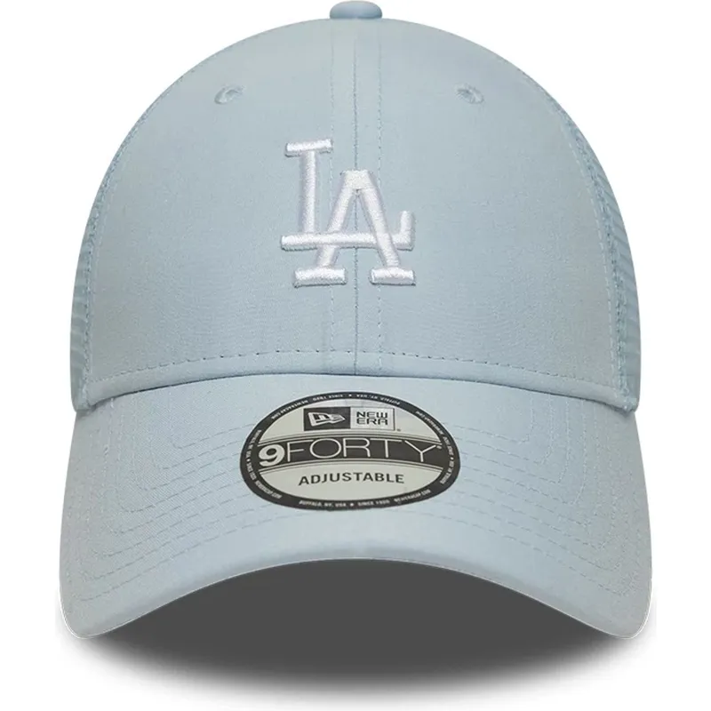 casquette-trucker-bleue-claire-ajustable-9forty-homefield-midi-los-angeles-dodgers-mlb-new-era