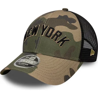Casquette trucker camouflage 9FORTY M-Crown Wordmark New York Yankees MLB New Era