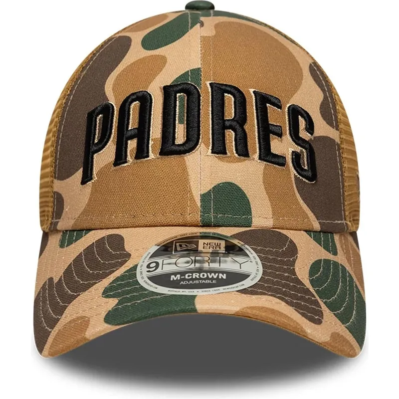 casquette-trucker-camouflage-9forty-m-crown-wordmark-san-diego-padres-mlb-new-era