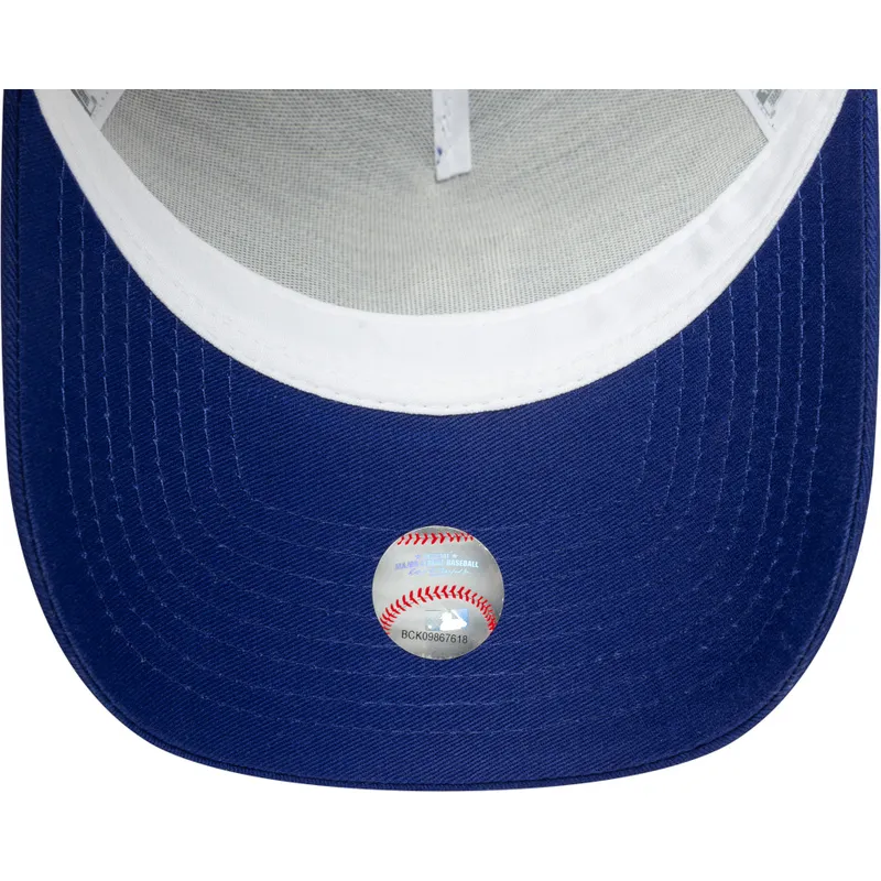 trucker-cap-blau-a-frame-side-patch-der-los-angeles-dodgers-mlb-von-new-era