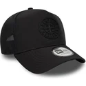 casquette-trucker-noire-avec-logo-noir-a-frame-sport-seattle-mariners-mlb-new-era