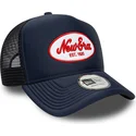 trucker-cap-marineblau-a-frame-oval-foam-patch-von-new-era