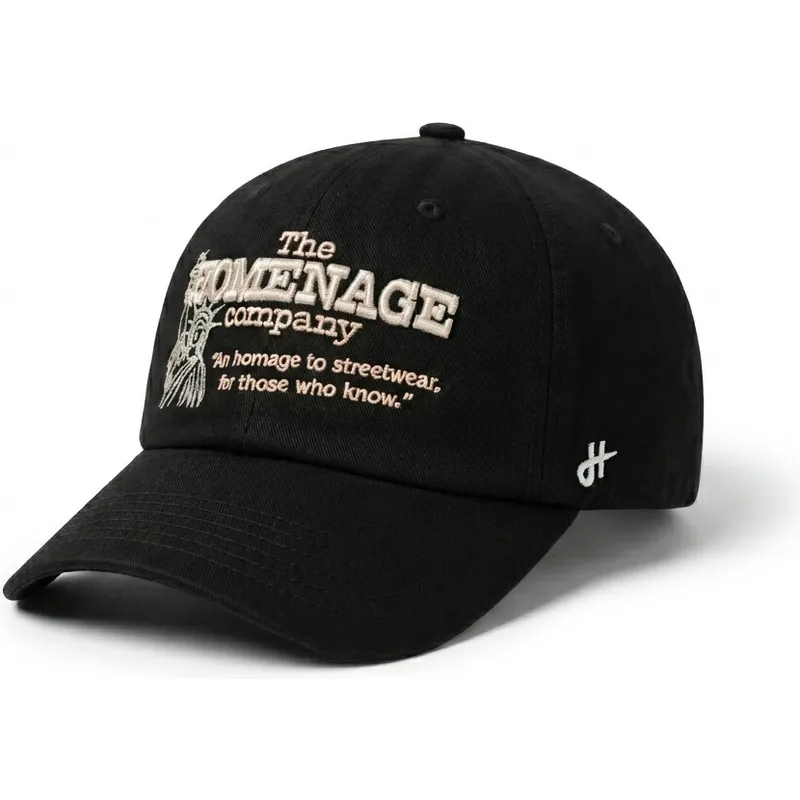 gorra-curva-negra-ajustable-statue-just-kids-the-90s-de-homenage