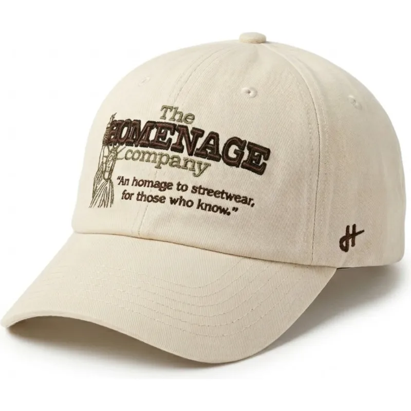 beige-verstellbare-curved-cap-statue-just-kids-the-90s-von-homenage