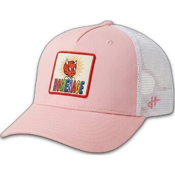 Gorra trucker rosa och vit Childhood Fun The Trucker från Homenage