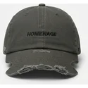 casquette-courbee-grise-fonce-ajustable-haute-merchandising-the-90s-homenage
