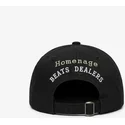schwarze-verstellbare-curved-cap-records-music-shapes-identity-the-90s-von-homenage