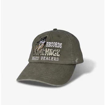 Homenage Curved Brim Records Music Shapes Identity The 90s Dark Grey Adjustable Cap