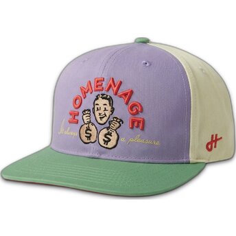 Böjd flerfärgad keps snapback Money Music Shapes Identity The Snap från Homenage