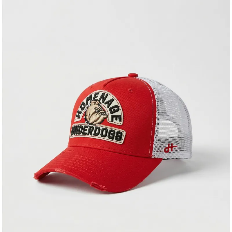casquette-trucker-rouge-et-blanche-underdogs-the-trucker-homenage