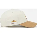 gorra-curva-beige-y-marron-ajustable-suede-resort-sport-the-90s-de-homenage