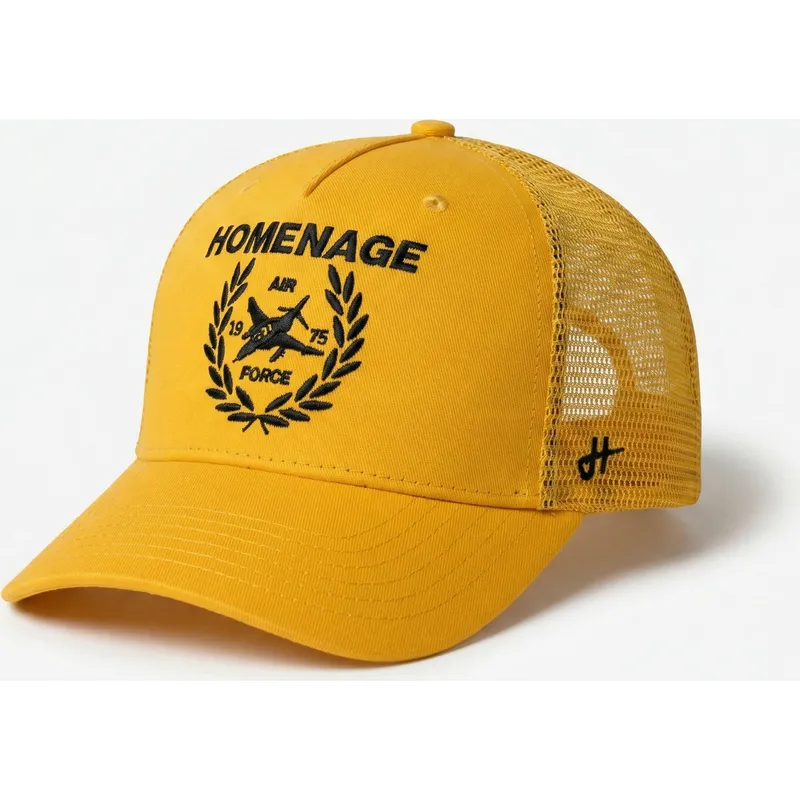 casquette-trucker-jaune-jet-military-surplus-the-trucker-homenage