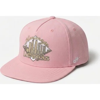 Gorra plana rosa snapback LASKY Skylines The Retro de Homenage