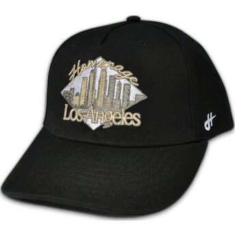 Czapka z daszkiem czarna snapback LASKY Skylines The Retro od Homenage