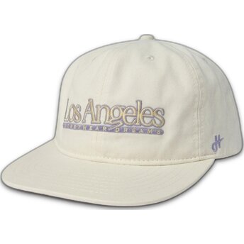 Czapka płaska kremowa snapback Angeles Skylines The Snap od Homenage
