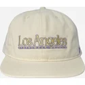 flache-kappe-creme-snapback-angeles-skylines-the-snap-von-homenage