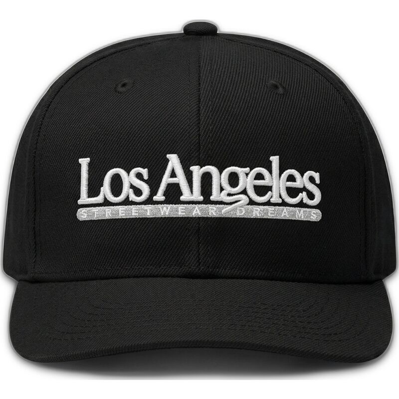 svart-platt-snapback-keps-los-angeles-skylines-the-snap-fran-homenage