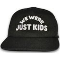 svart-bojd-keps-snapback-just-kids-outline-the-retro-fran-homenage