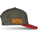 casquette-courbee-grise-et-rouge-snapback-just-kids-the-retro-homenage