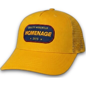 Czapka trucker żółta Work 1975 Workwear The Trucker od Homenage