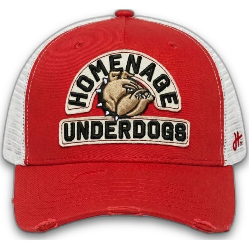 trucker-cap-rot-und-weiss-underdogs-the-trucker-von-homenage trucker-cap-rot-und-weiss-underdogs-the-trucker-von-homenage