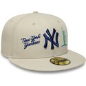 gorra-plana-beige-ajustada-con-logo-azul-marino-59fifty-city-icon-de-new-york-yankees-de-new-era