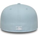casquette-plate-bleue-claire-ajustee-59fifty-league-essential-new-york-yankees-mlb-new-era