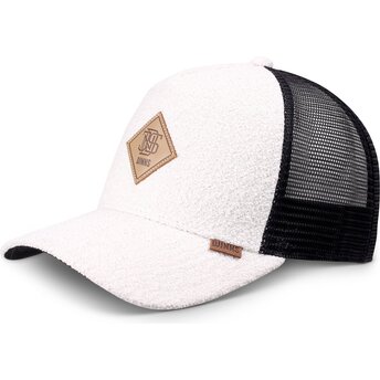 Casquette trucker beige et noire HFT KnobFab Djinns