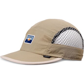 Flache beige verstellbare Trucker-Kappe Soft BigNet Mountain von Djinns