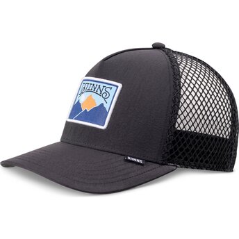 Schwarze Trucker-Cap HFT BigNet Mountain von Djinns