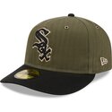 casquette-courbee-verte-ajustee-59fifty-pre-curved-american-herringbone-chicago-white-sox-mlb-new-era