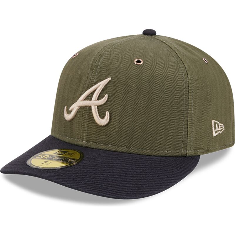 casquette-courbee-verte-ajustee-59fifty-pre-curved-american-herringbone-atlanta-braves-mlb-new-era