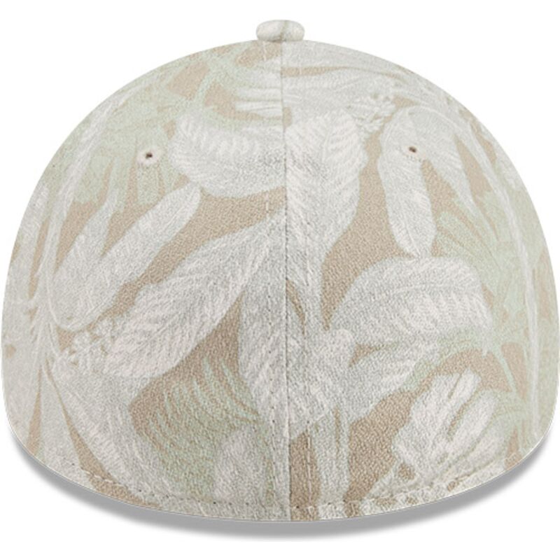 beige-gebogene-verstellbare-59forty-a-frame-leafy-palm-kappe-von-new-era
