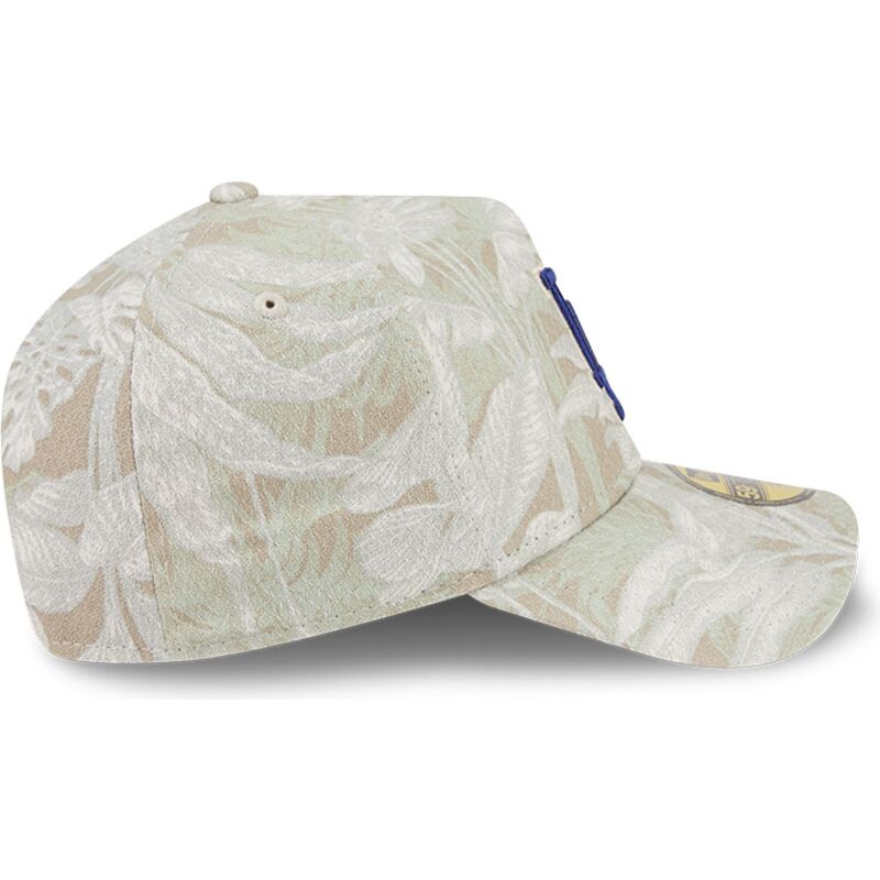 casquette-courbee-beige-ajustee-59forty-a-frame-leafy-palm-los-angeles-dodgers-mlb-new-era