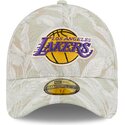 beige-gebogene-verstellbare-59forty-a-frame-leafy-palm-kappe-der-los-angeles-lakers-nba-von-new-era