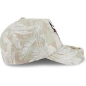 beige-gebogene-verstellbare-59forty-a-frame-leafy-palm-kappe-von-chicago-bulls-nba-von-new-era