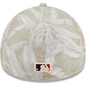 casquette-courbee-beige-ajustee-59forty-a-frame-leafy-palm-atlanta-braves-mlb-new-era