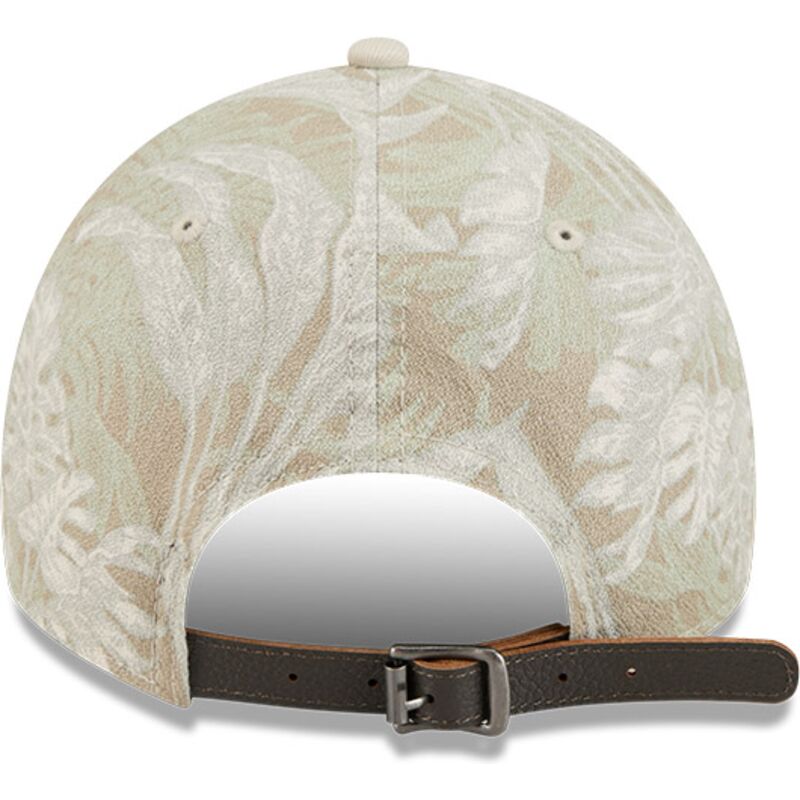 beige-gebogene-verstellbare-9twenty-leafy-palm-kappe-der-los-angeles-dodgers-mlb-von-new-era