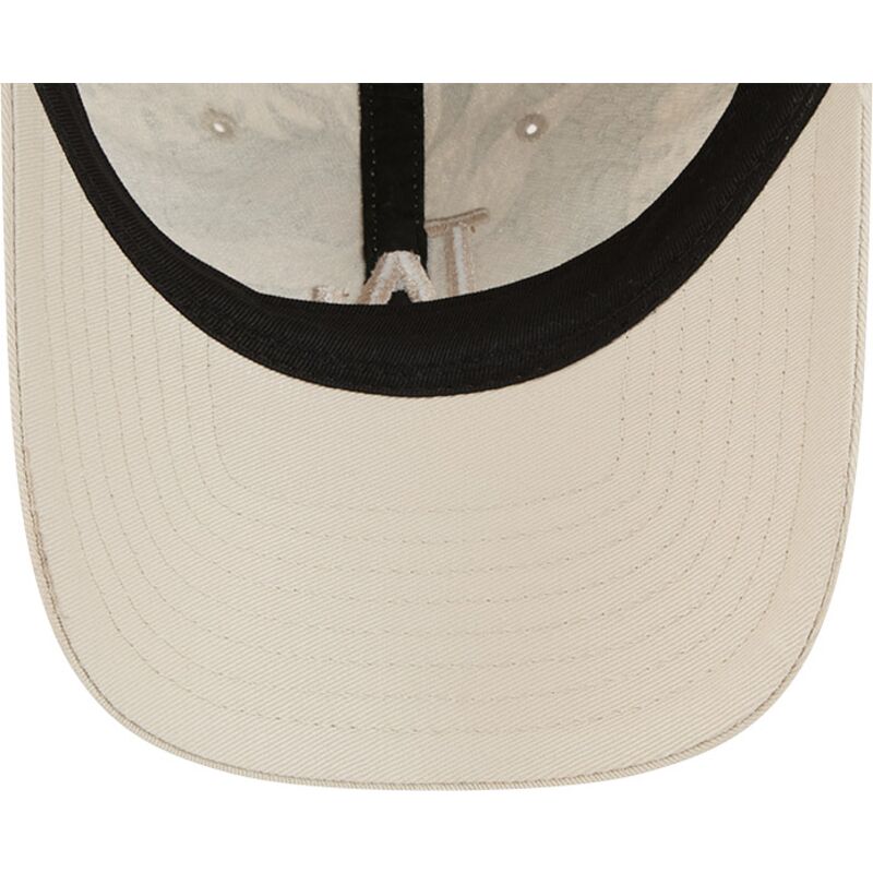 beige-gebogene-verstellbare-9twenty-leafy-palm-kappe-der-los-angeles-dodgers-mlb-von-new-era