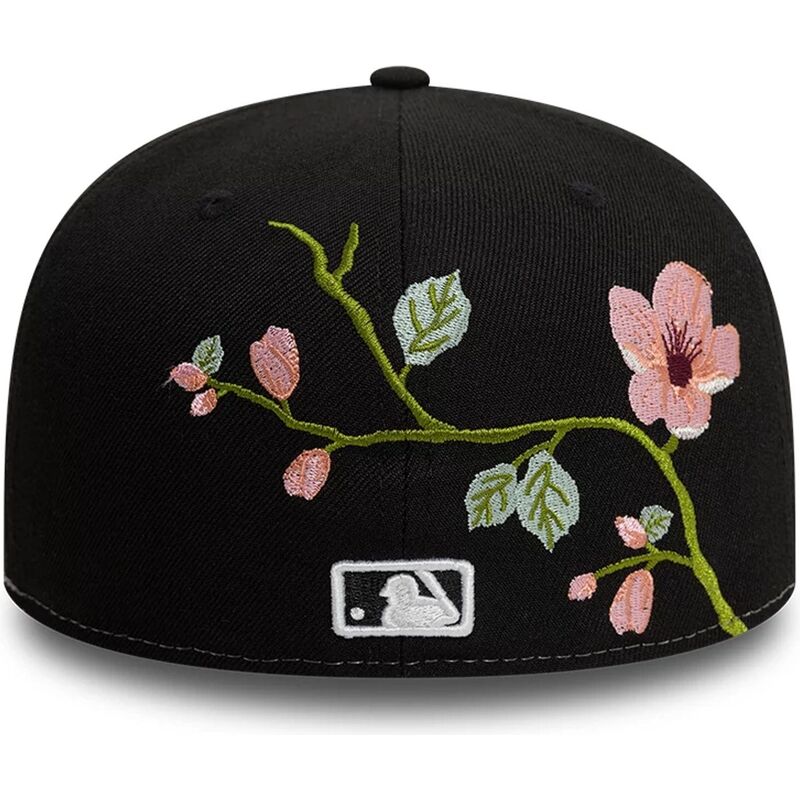 casquette-plate-noire-ajustee-59fifty-floral-chicago-white-sox-mlb-new-era