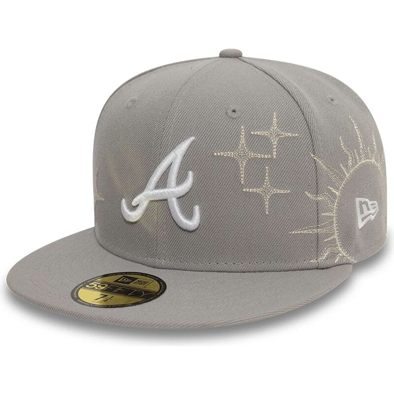 casquette-plate-grise-ajustee-59fifty-zodiac-atlanta-braves-mlb-new-era casquette-plate-grise-ajustee-59fifty-zodiac-atlanta-braves-mlb-new-era