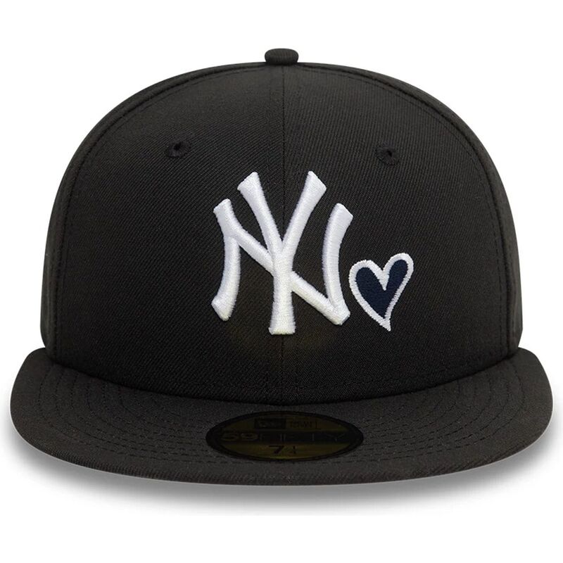casquette-plate-noire-ajustee-59fifty-heart-icon-new-york-yankees-mlb-new-era
