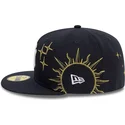 casquette-plate-bleue-marine-ajustee-59fifty-zodiac-new-york-yankees-mlb-new-era