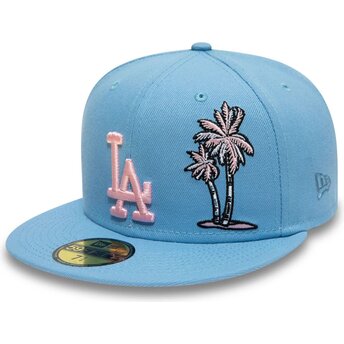 Casquette plate bleue ajustée 59FIFTY Palm Taco Los Angeles Dodgers MLB New Era