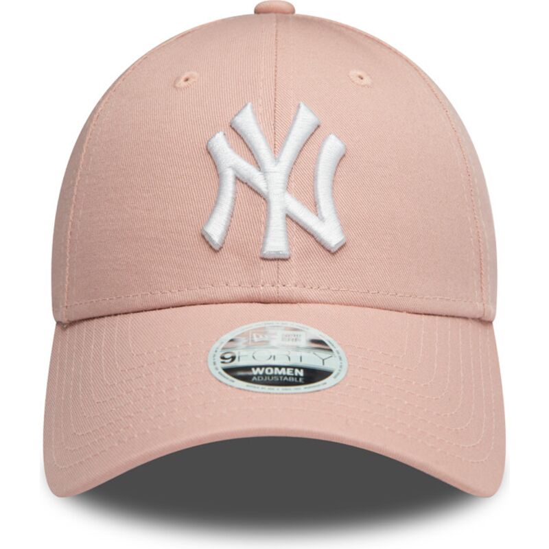 casquette-courbee-rose-ajustable-pour-femme-9forty-colour-essential-new-york-yankees-mlb-new-era casquette-courbee-rose-ajustable-pour-femme-9forty-colour-essential-new-york-yankees-mlb-new-era