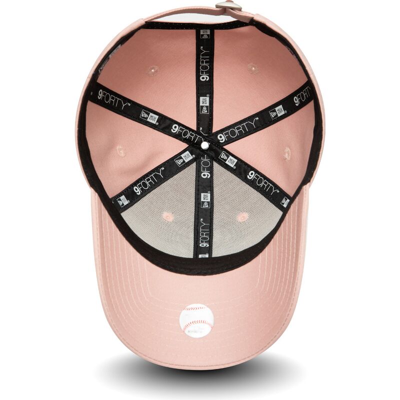 gebogene-rosa-verstellbare-damenkappe-9forty-colour-essential-der-new-york-yankees-mlb-von-new-era gebogene-rosa-verstellbare-damenkappe-9forty-colour-essential-der-new-york-yankees-mlb-von-new-era