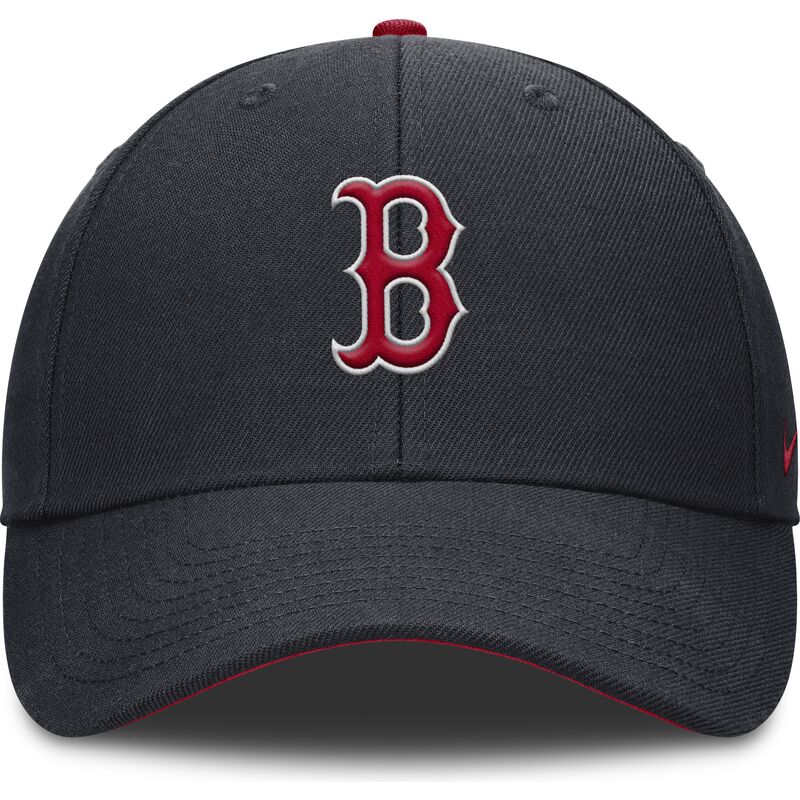casquette-courbee-bleue-marine-ajustable-pour-enfant-dri-fit-club-structured-boston-red-sox-mlb-nike