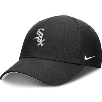 Casquette courbée noire ajustable pour enfant Dri-Fit Club Structured Chicago White Sox MLB Nike