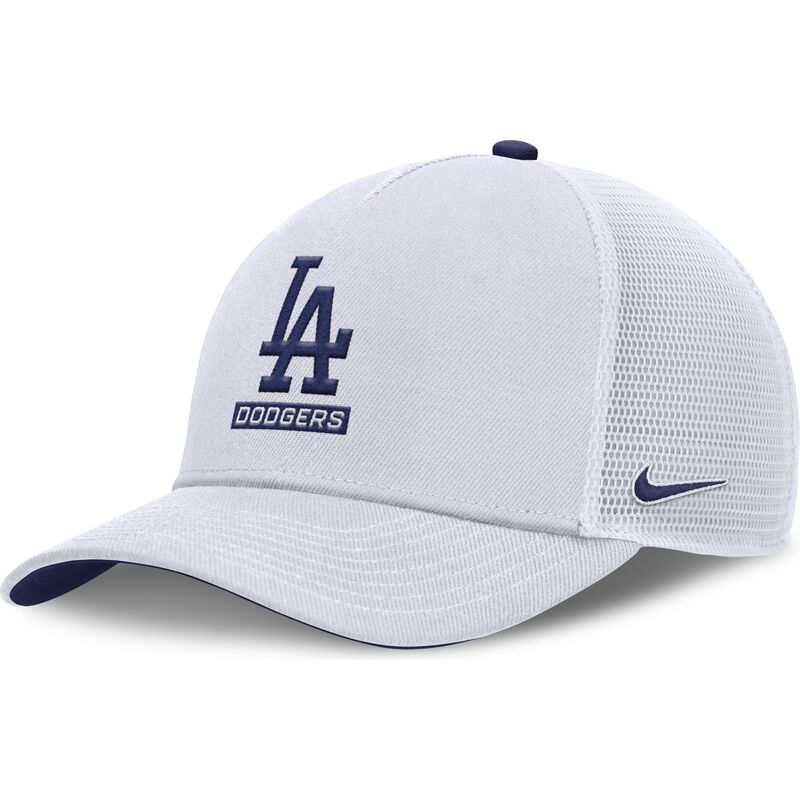 weisse-trucker-kappe-mit-blauem-logo-primetime-dri-fit-rise-structured-der-los-angeles-dodgers-mlb-von-nike